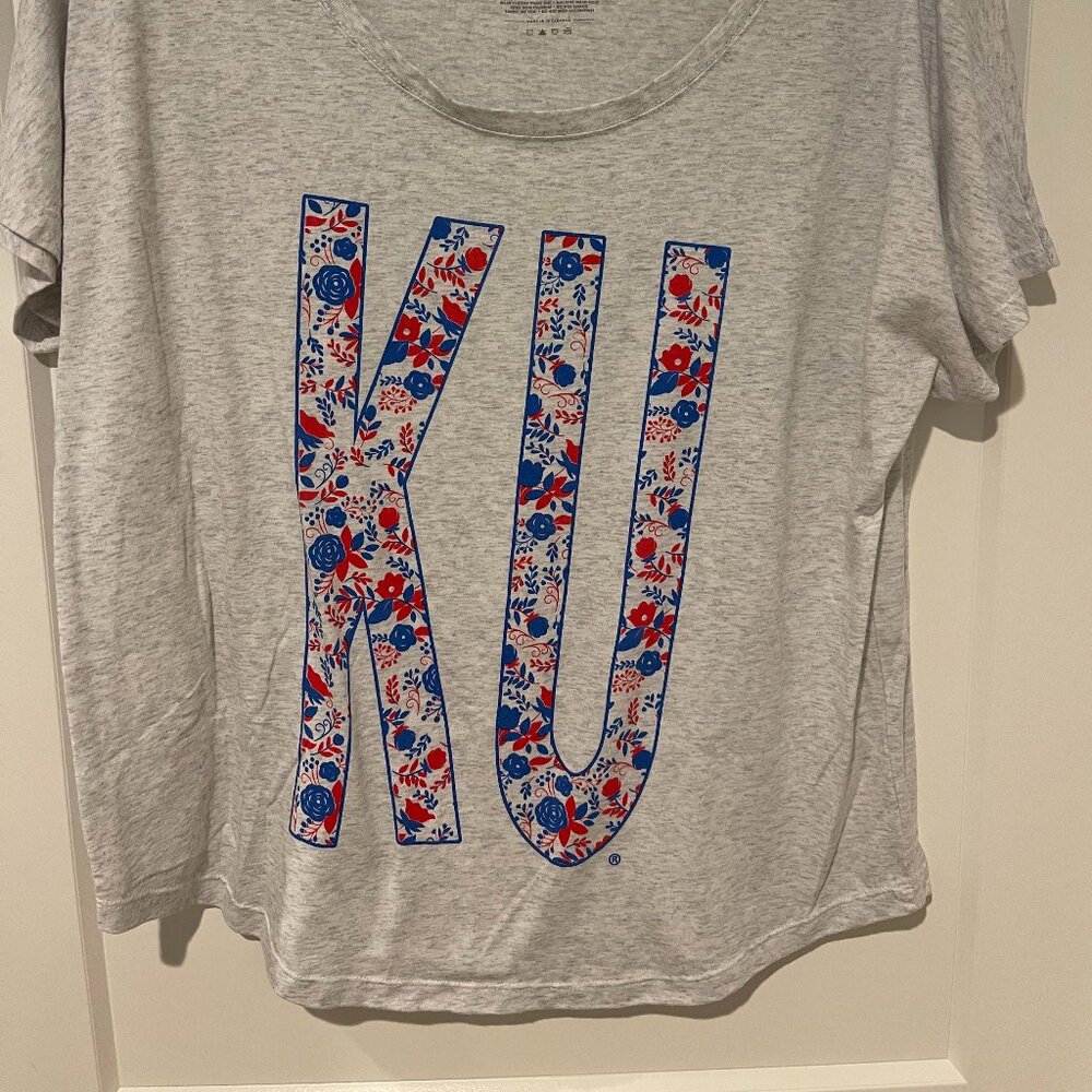 University of Kansas Jayhawks KU Floral Tee